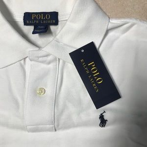 Polo Ralph Lauren boys collar shirt white size 8